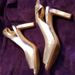 Beautiful silver sandals